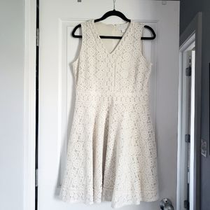 Fit and flare lace dress